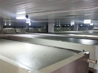 Precurado y aireación